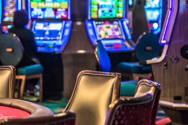 Baccarat table layout with betting areas clearly marked